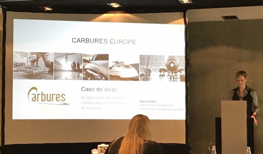 Carbures presents its collaborative robots at the IKN event about Industry 4.0