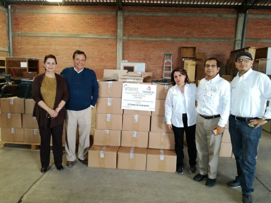 Carbures Civil Works donates luminaires to the State of Guanajuato in Mexico